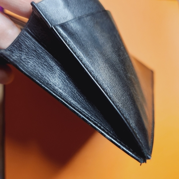 Alfred Men's Bifold Long Bill Wallet Black Leather 7inc x 3.5 Inch - Picture 10 of 10